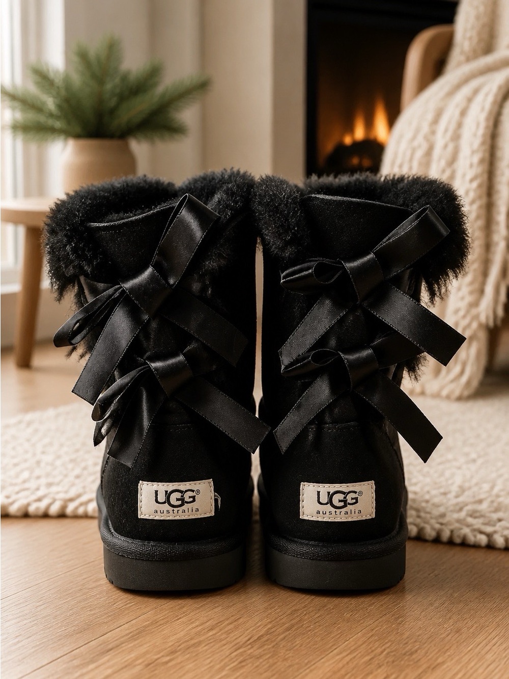 BLACK UGG’s SIZE 4 